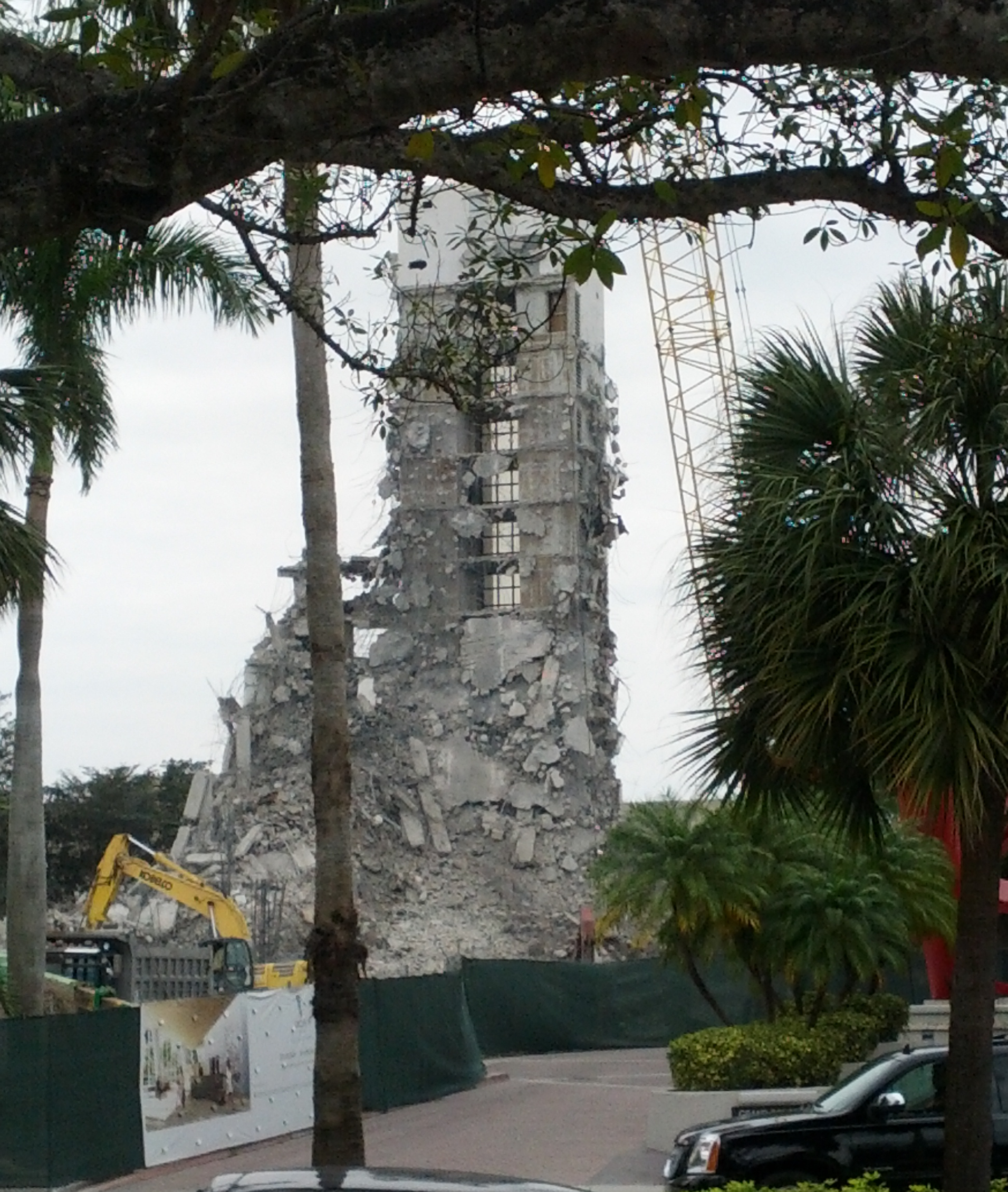 Puerto Rico Hotel Being Demolished